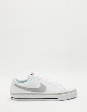 NIKE COURT LEGACY NN - WHITE/WHITE-BLACK-GREY FOG