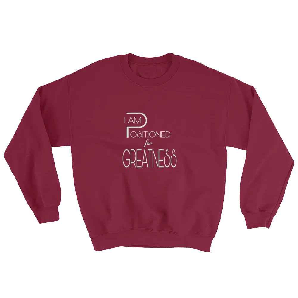 Positioned for Greatness Men/Unisex Sweatshirts