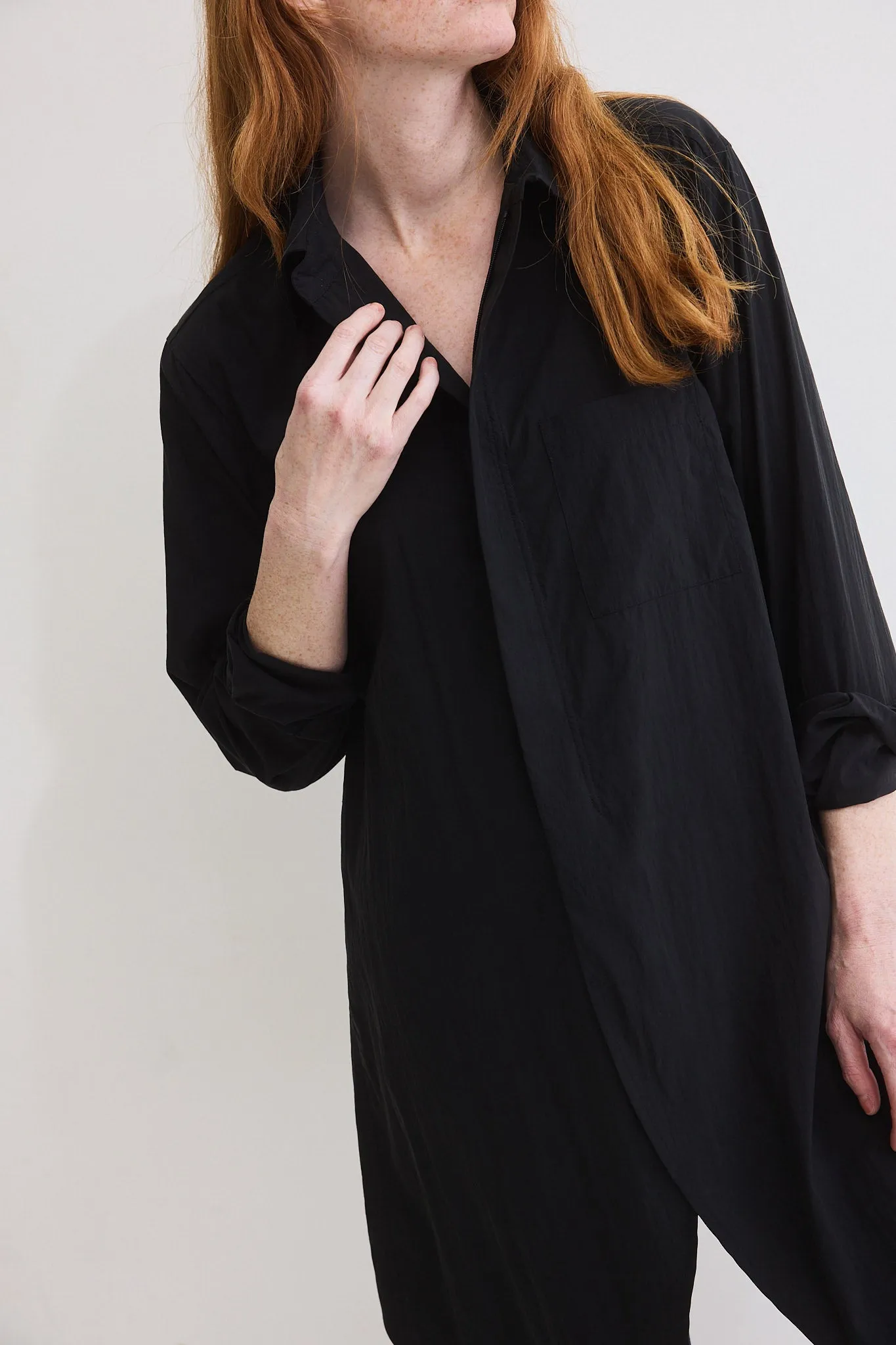 Power Move Poplin Top