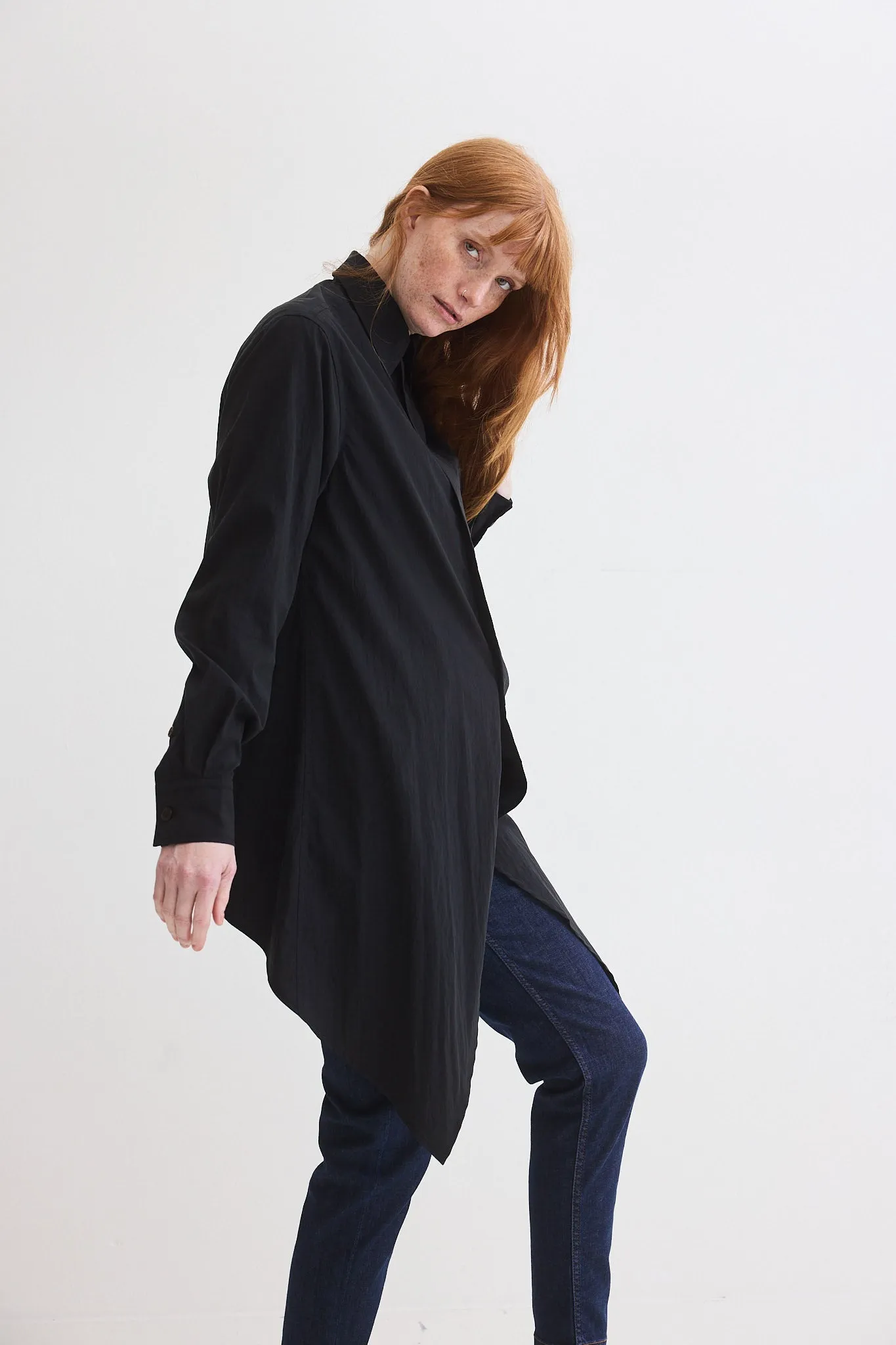 Power Move Poplin Top