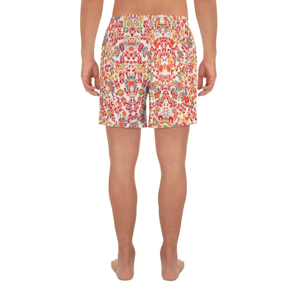 Retro Paisley Mens Shorts