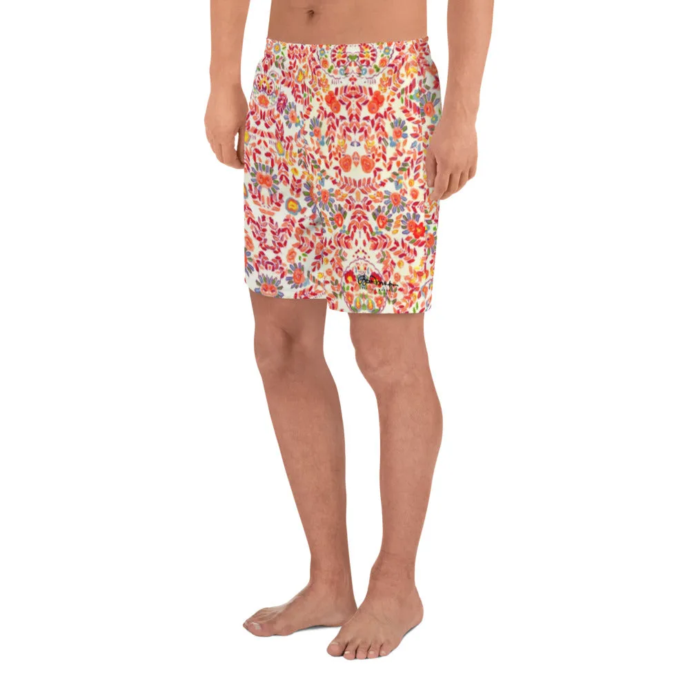 Retro Paisley Mens Shorts