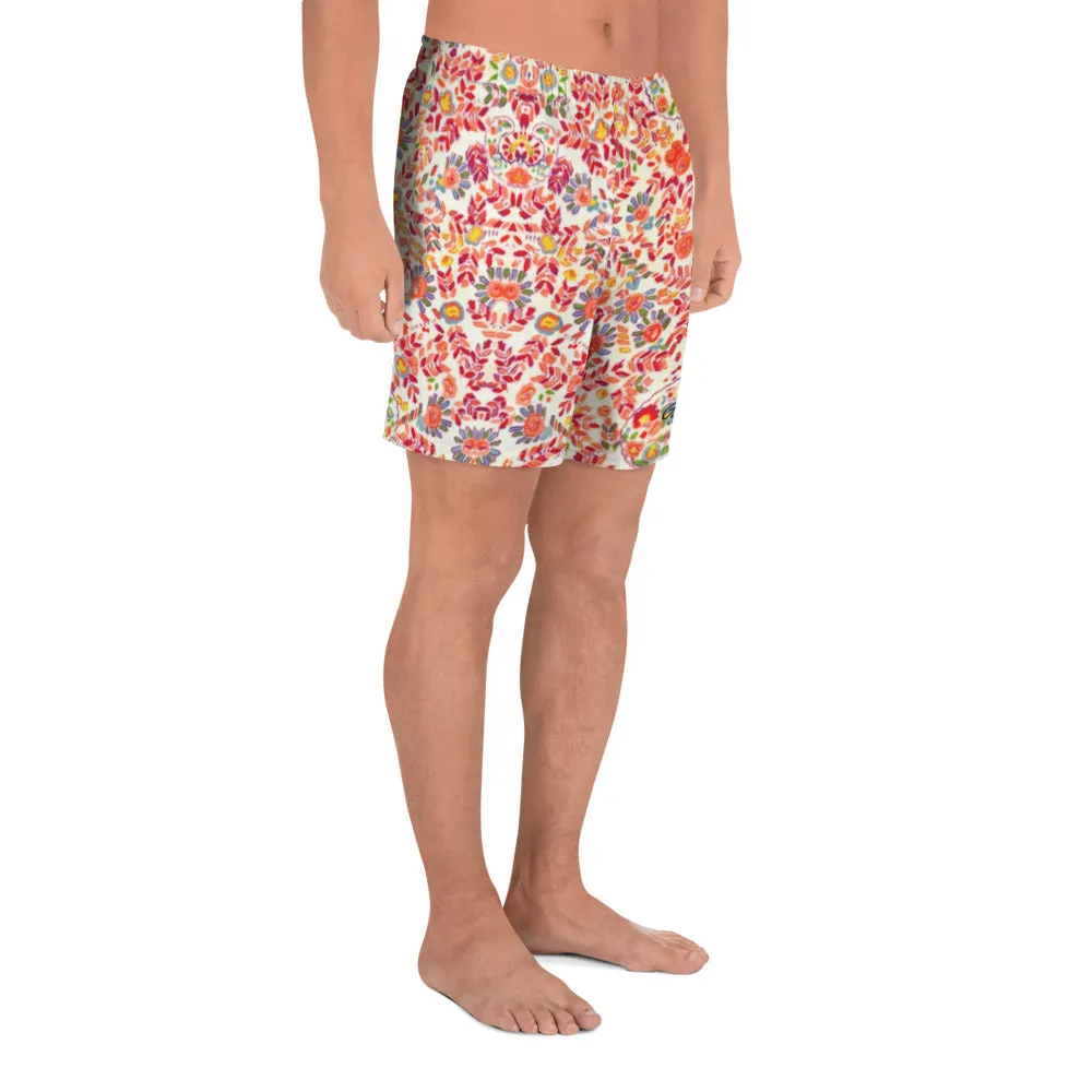 Retro Paisley Mens Shorts