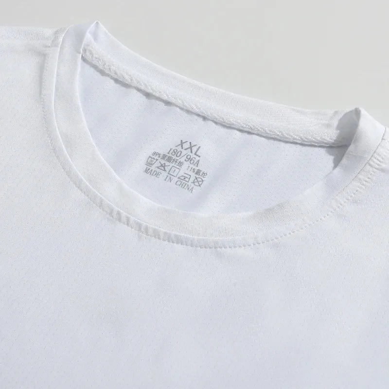 Running T-shirt Reflective Short Sleeve Ice Silk Quick Drying Summer
