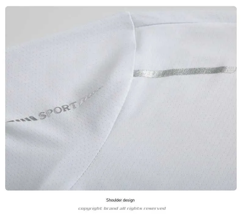 Running T-shirt Reflective Short Sleeve Ice Silk Quick Drying Summer