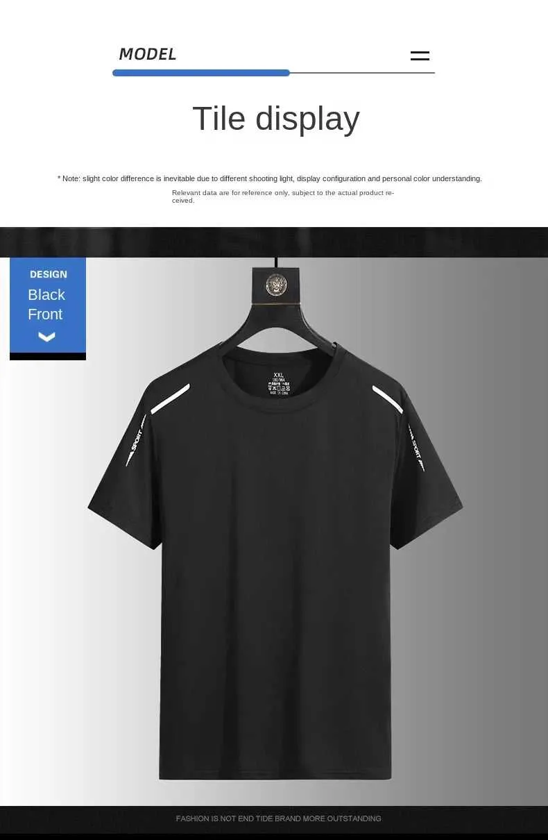 Running T-shirt Reflective Short Sleeve Ice Silk Quick Drying Summer