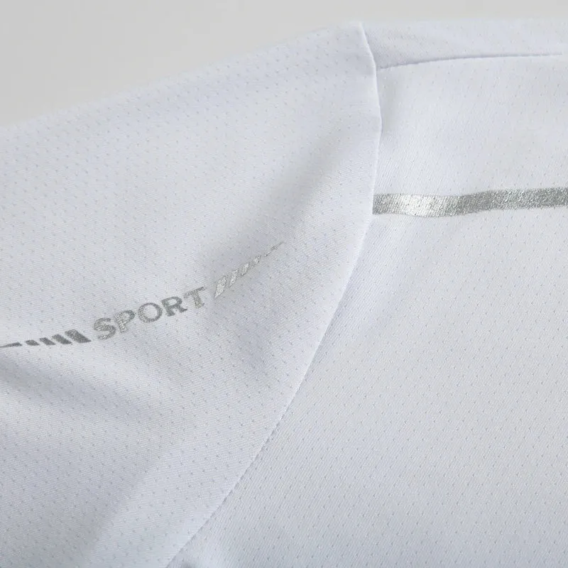 Running T-shirt Reflective Short Sleeve Ice Silk Quick Drying Summer