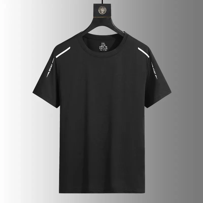 Running T-shirt Reflective Short Sleeve Ice Silk Quick Drying Summer