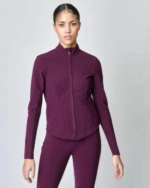 Signature Riding Jacket Burgundy
