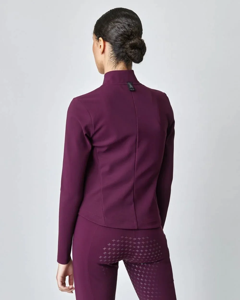 Signature Riding Jacket Burgundy
