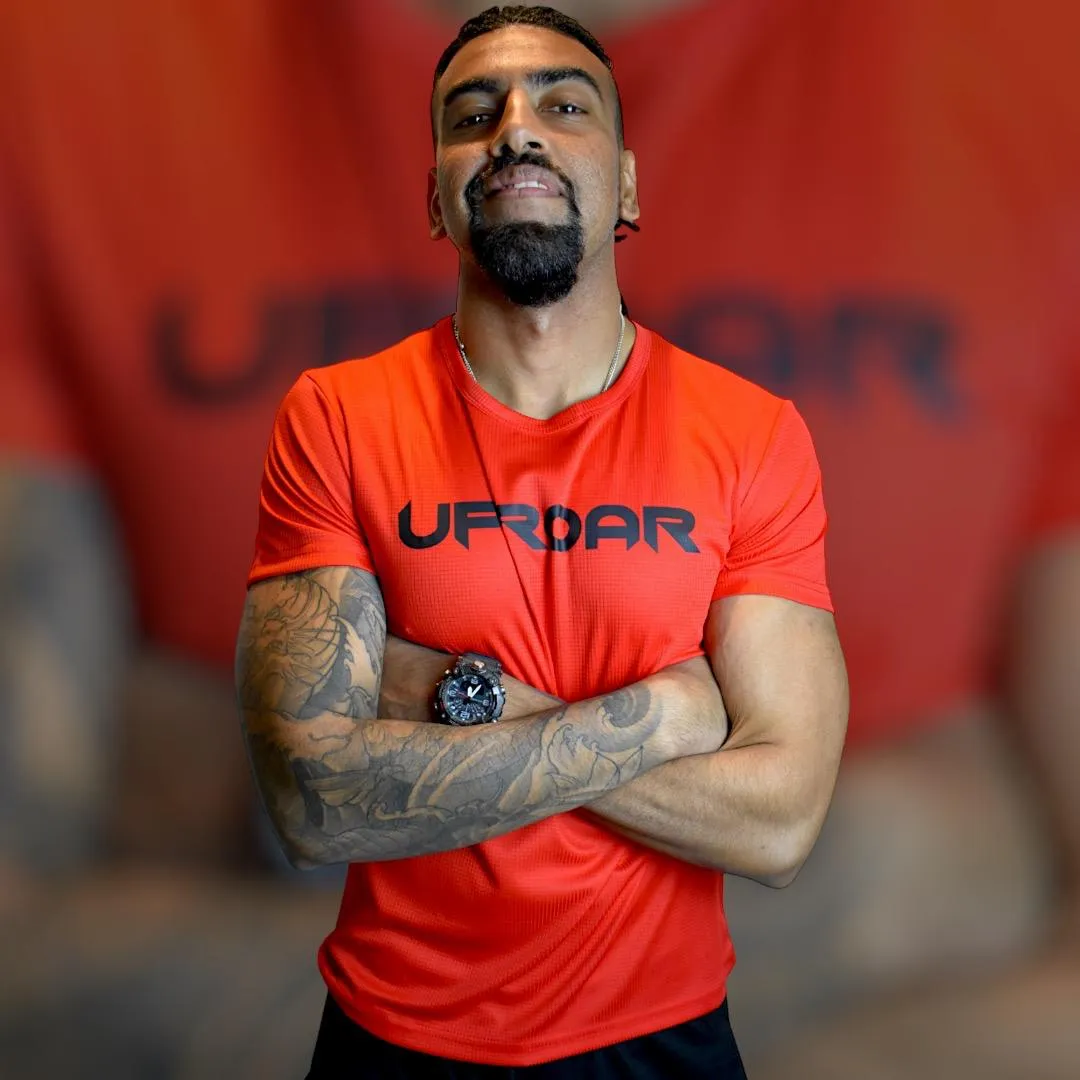 Sports Short Sleeve UPROAR Tee Red