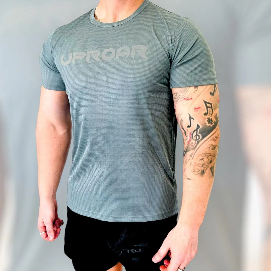 Sports Short Sleeve UPROAR Tee Silver