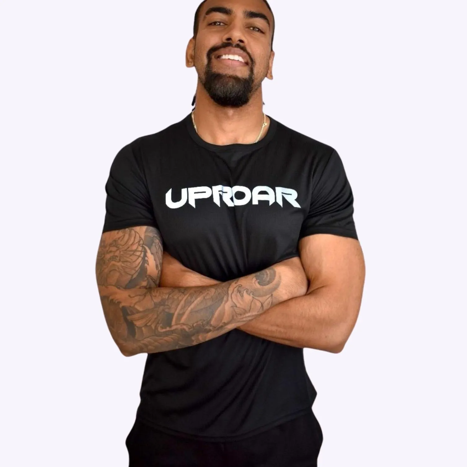 Sports Short Sleeve UPROAR Tee Silver