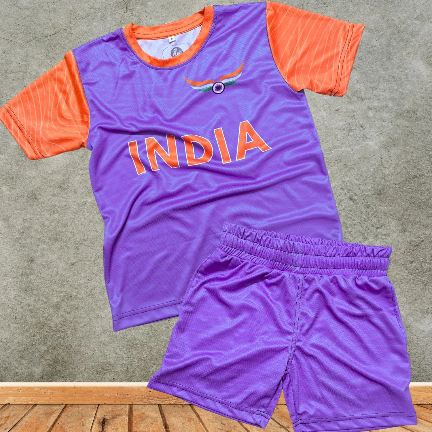 Team India Jersey & Shorts | Personalize Name & Number Jersey with Matching Shorts