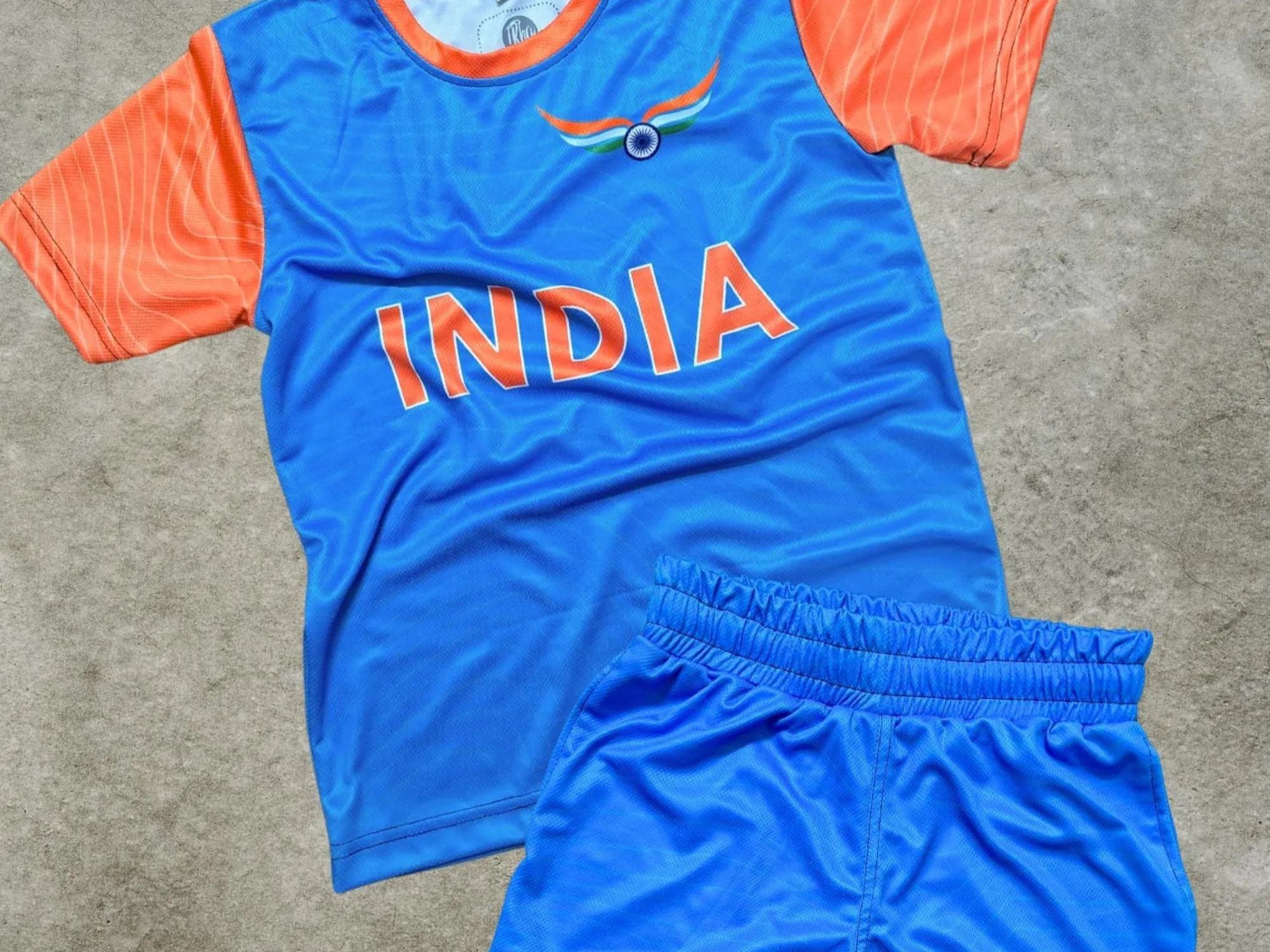 Team India Jersey & Shorts | Personalize Name & Number Jersey with Matching Shorts
