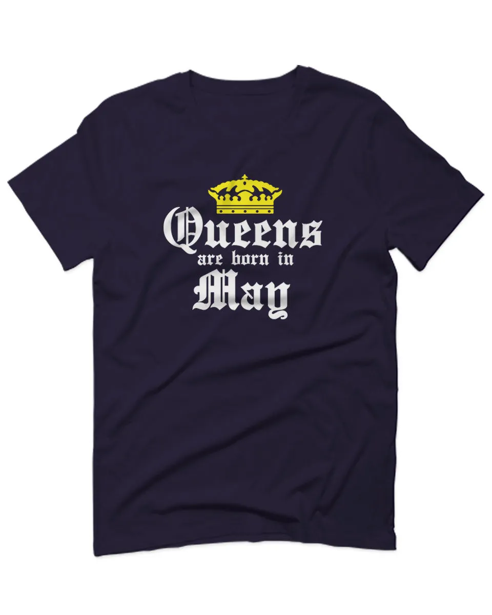 The Best Birthday Gift Queens are Born in May For men T Shirt