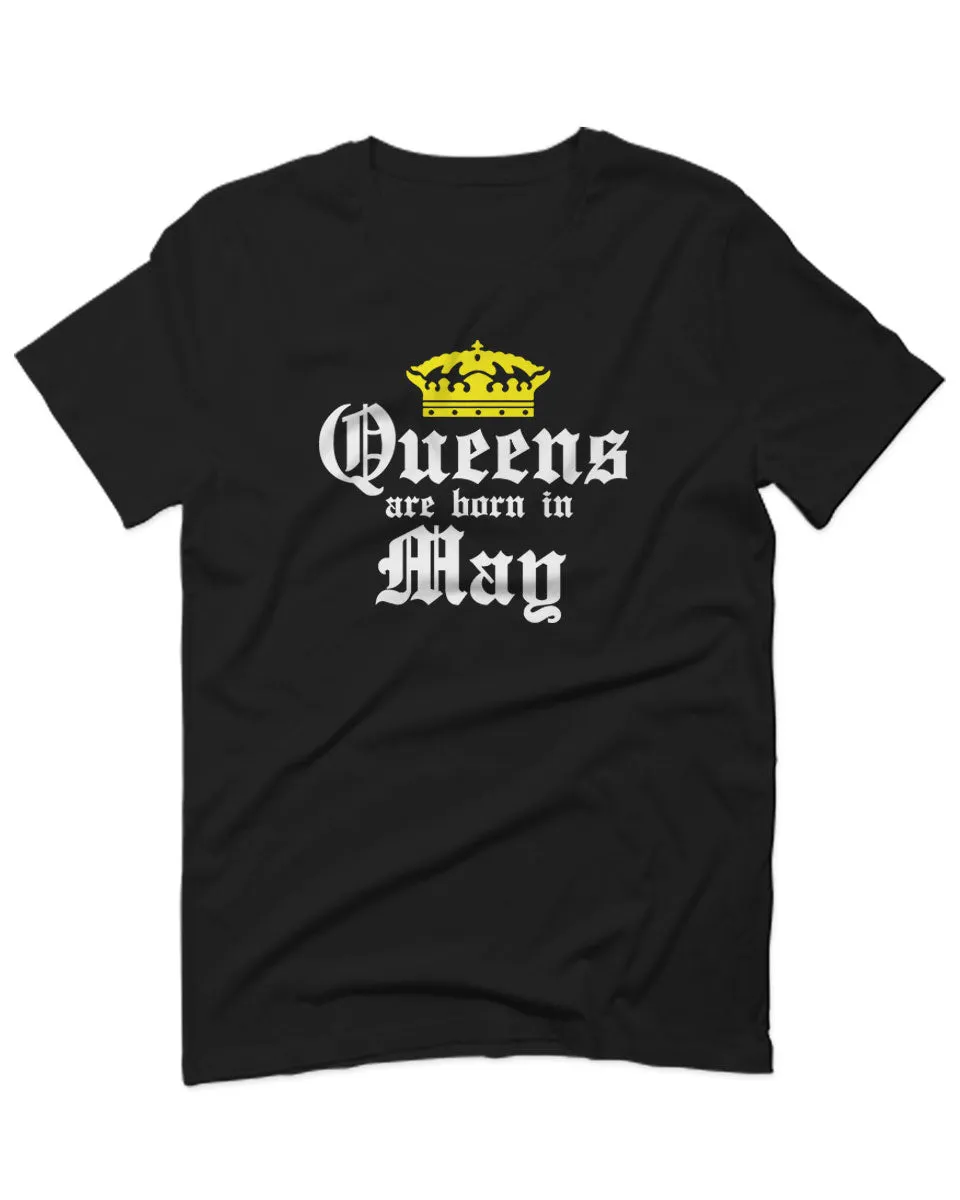 The Best Birthday Gift Queens are Born in May For men T Shirt