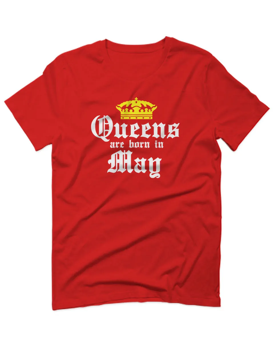 The Best Birthday Gift Queens are Born in May For men T Shirt